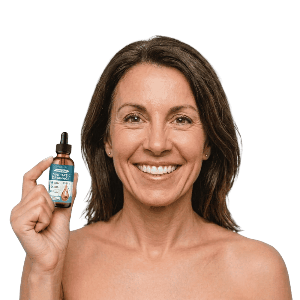 Veralis Liposomal Lymphatic Drainage Drops bottle on a clean clinical surface