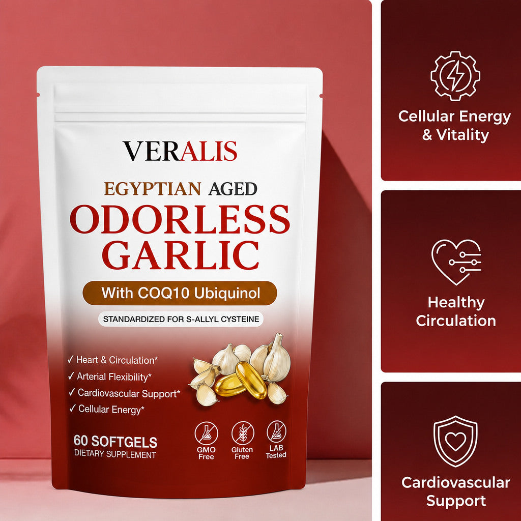 Veralis Egyptian Aged Garlic (1200mg) + COQ10