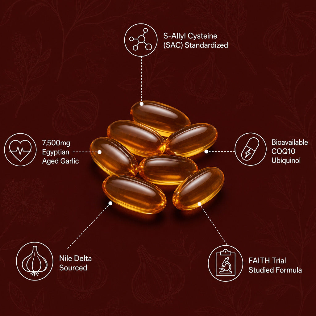 Veralis Egyptian Aged Garlic (1200mg) + COQ10