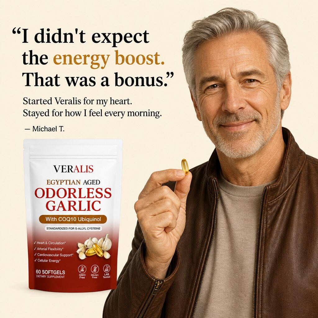 Veralis Egyptian Aged Garlic (1200mg) + COQ10